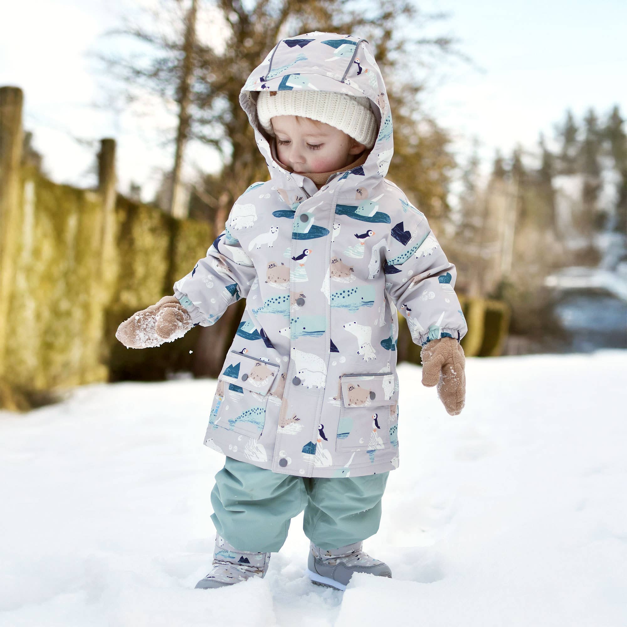 Jan & Jul - Wholesale Raincoat - Kids - Polar Pals | Cozy-Dry Waterproof Jacket4