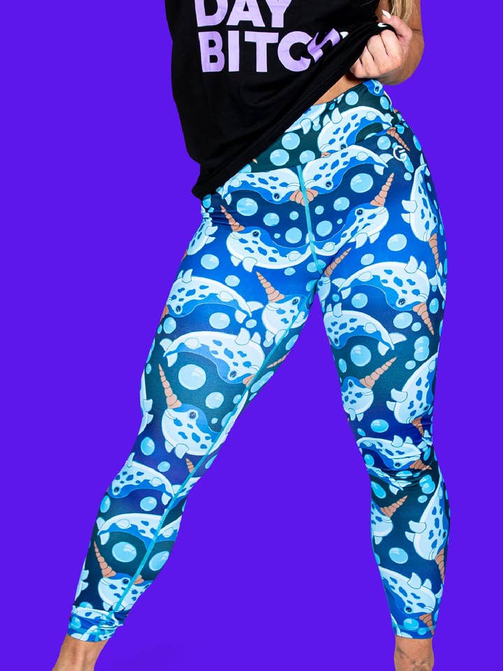 Legging Narwhal Next Level pour la vente par GRRRL