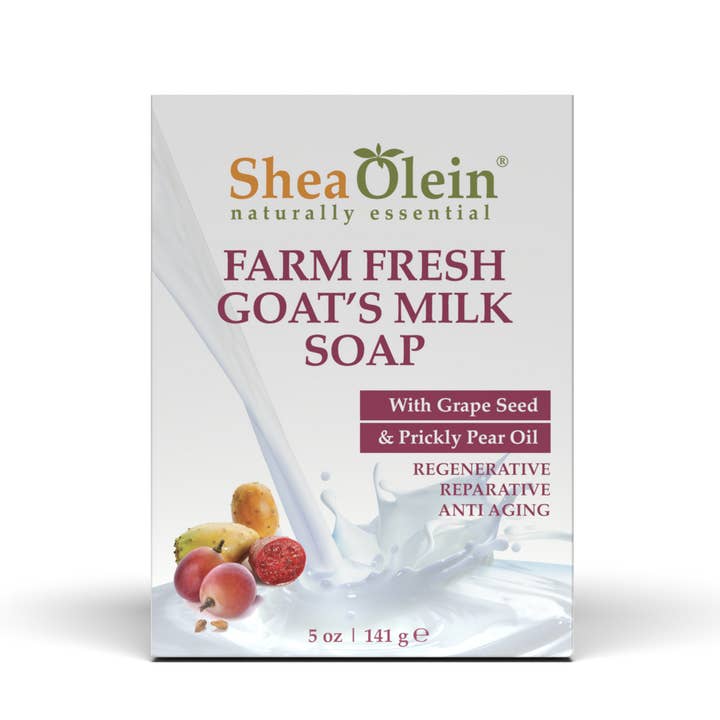 HA Fragrances - Wholesale Bar Soap - Farm Fresh Goat's Milk Soap with Grape Seed & Prickly Pear Oil – Luxurious Hydration & Care (141 g)1