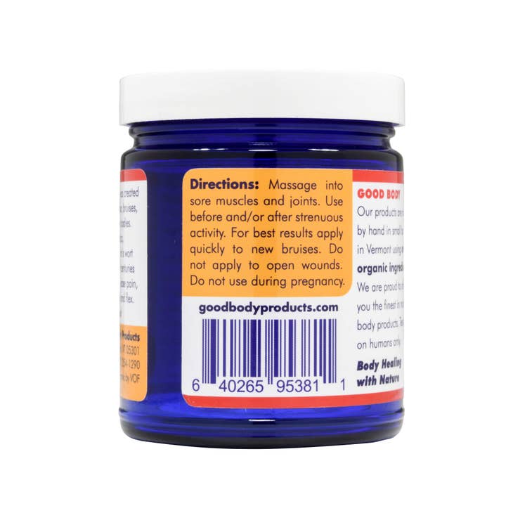 Good Body Products - Venta al por mayor Pomadas/bálsamos/cremas curativos - Crema Action Salve Pro (8 onzas) con árnica y consuelda