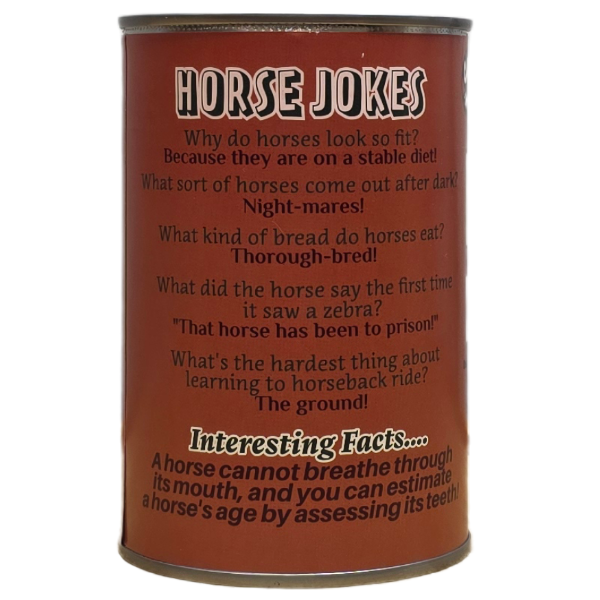 Canned Gifts – Engroshandel Plyslegetøj - Børn og baby – Spirit den dåseindpakkede hest – miljøvenlig og genanvendt bamse2