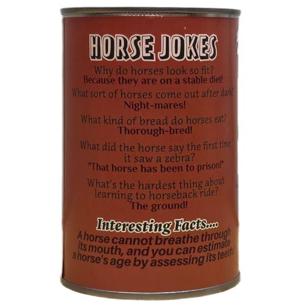 Canned Gifts – Engroshandel Plyslegetøj - Børn og baby – Spirit den dåseindpakkede hest – miljøvenlig og genanvendt bamse2