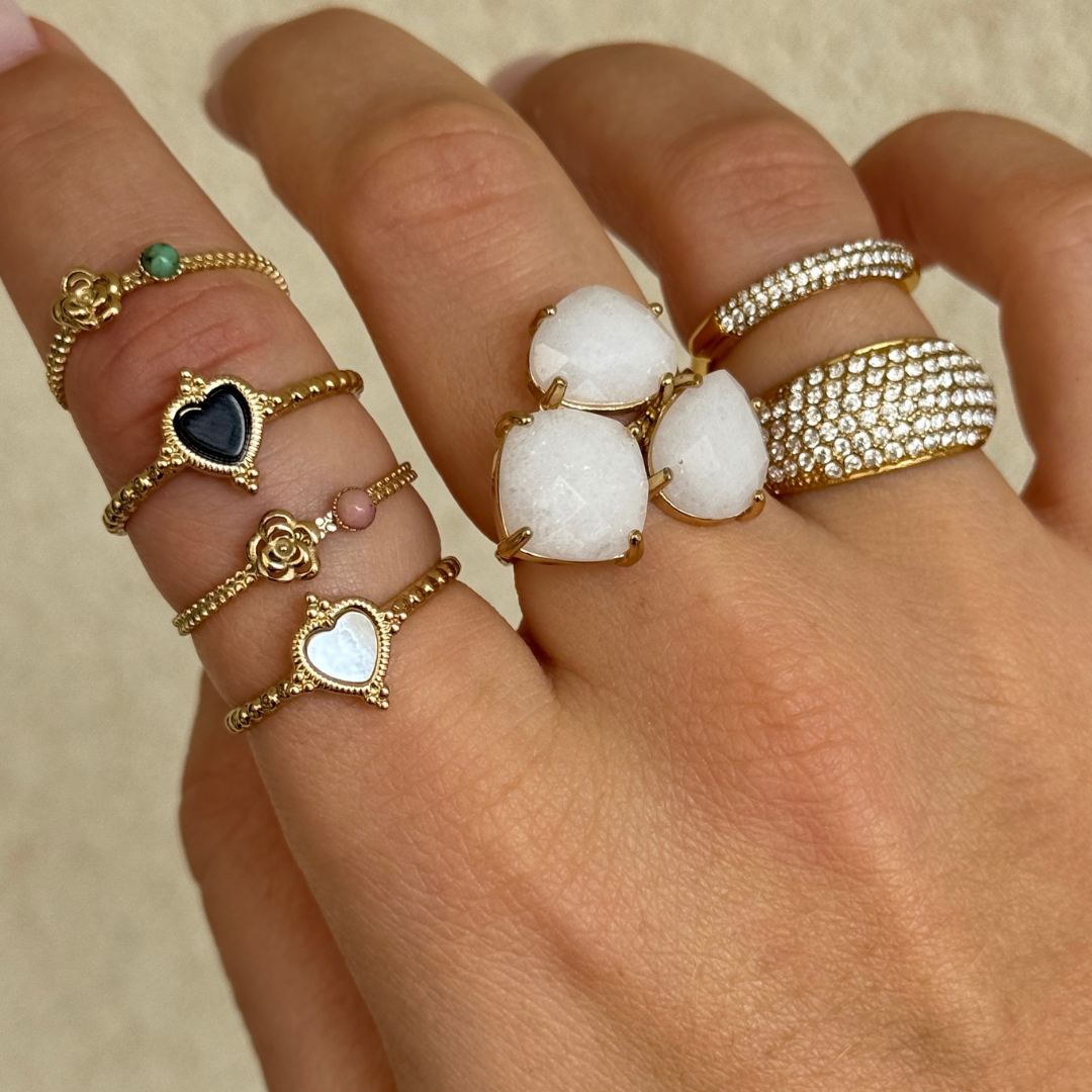 Poudre Bijoux - Wholesale Single Stone/Solitaire Ring - Lily ring1