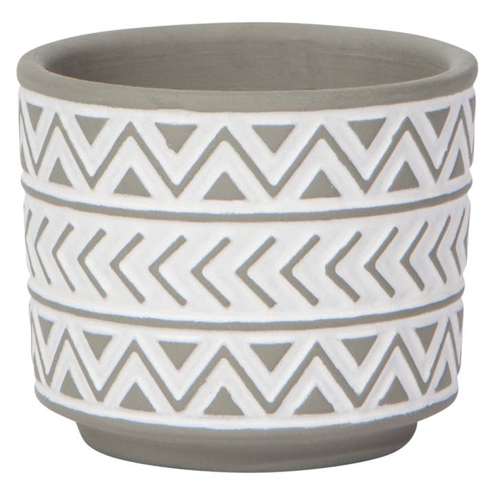 Danica Heirloom - Wholesale Plant Pot - Gray Spark Plant Pot