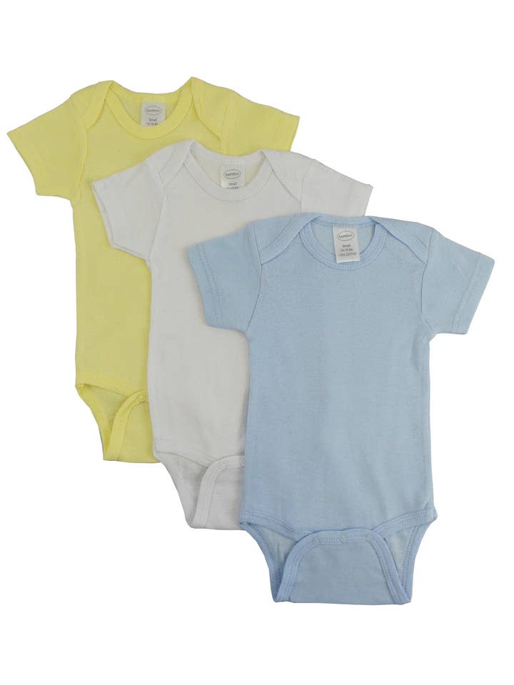 Bambini Infant Wear inc. - Wholesale Bodysuit (Non-Footed) - Baby - Bambini Pastel Boys- Short Sleeve Variety Pack