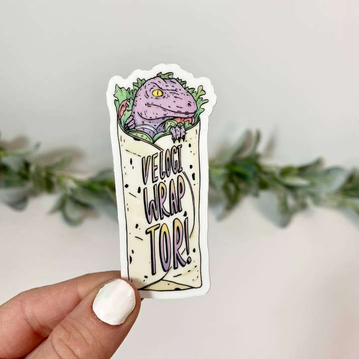 Big Moods - Wholesale Sticker - Veloci-Wrap-Tor Velociraptor Dinosaur Sticker1