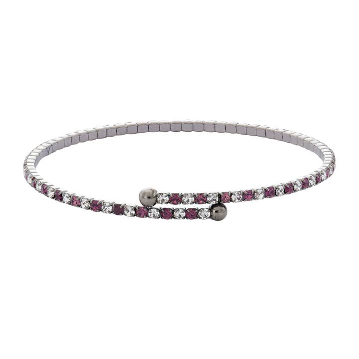 J00199A/AMYWH Bangle for wholesale by Luxe on Main LLC