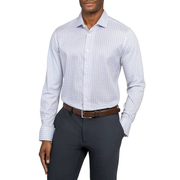 Slim Fit Medallion Reworked Dress Shirt for wholesale by W.R.K