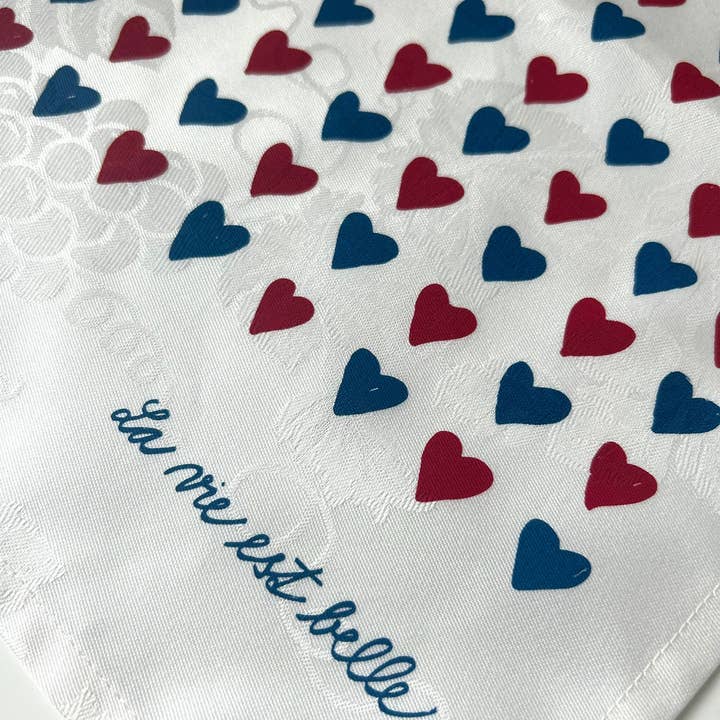 LA SERVIETTE DE TABLE - Wholesale Dinner & Cloth Napkin - Set of 4 table napkins 'Life is Beautiful'3