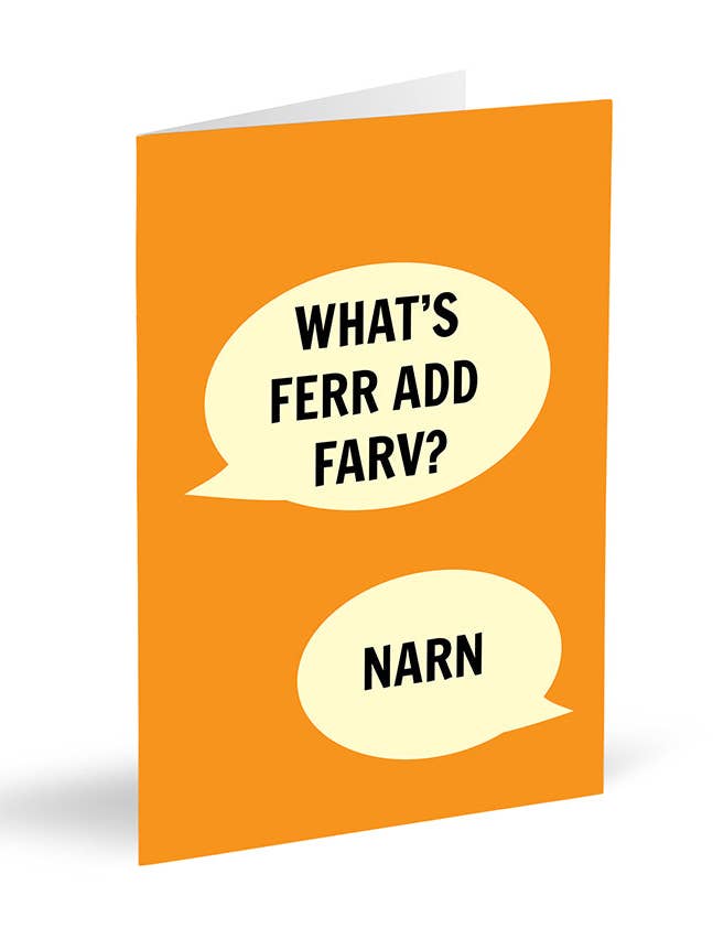 What’s Ferr Add Farv?…Narn Card for wholesale by Dialectable