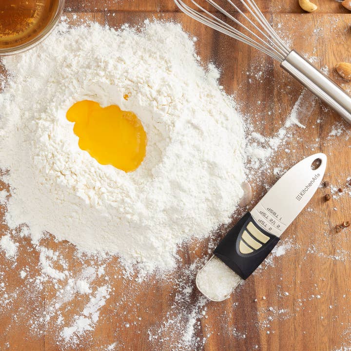 Fox Run Brands - Vente Cuillère doseuse - Cuillère à soupe KitchenArt Pro Adjust-A-A, satinée, 6,25 po x 1,5 po x 1 po4