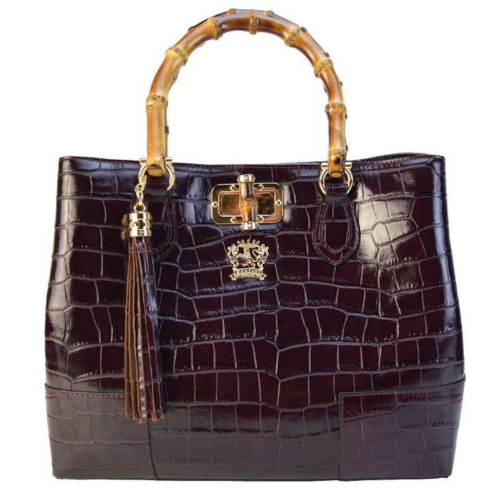 Sarteano Skuldertaske i Koskind King Chianti for engroshandel hos Pratesi