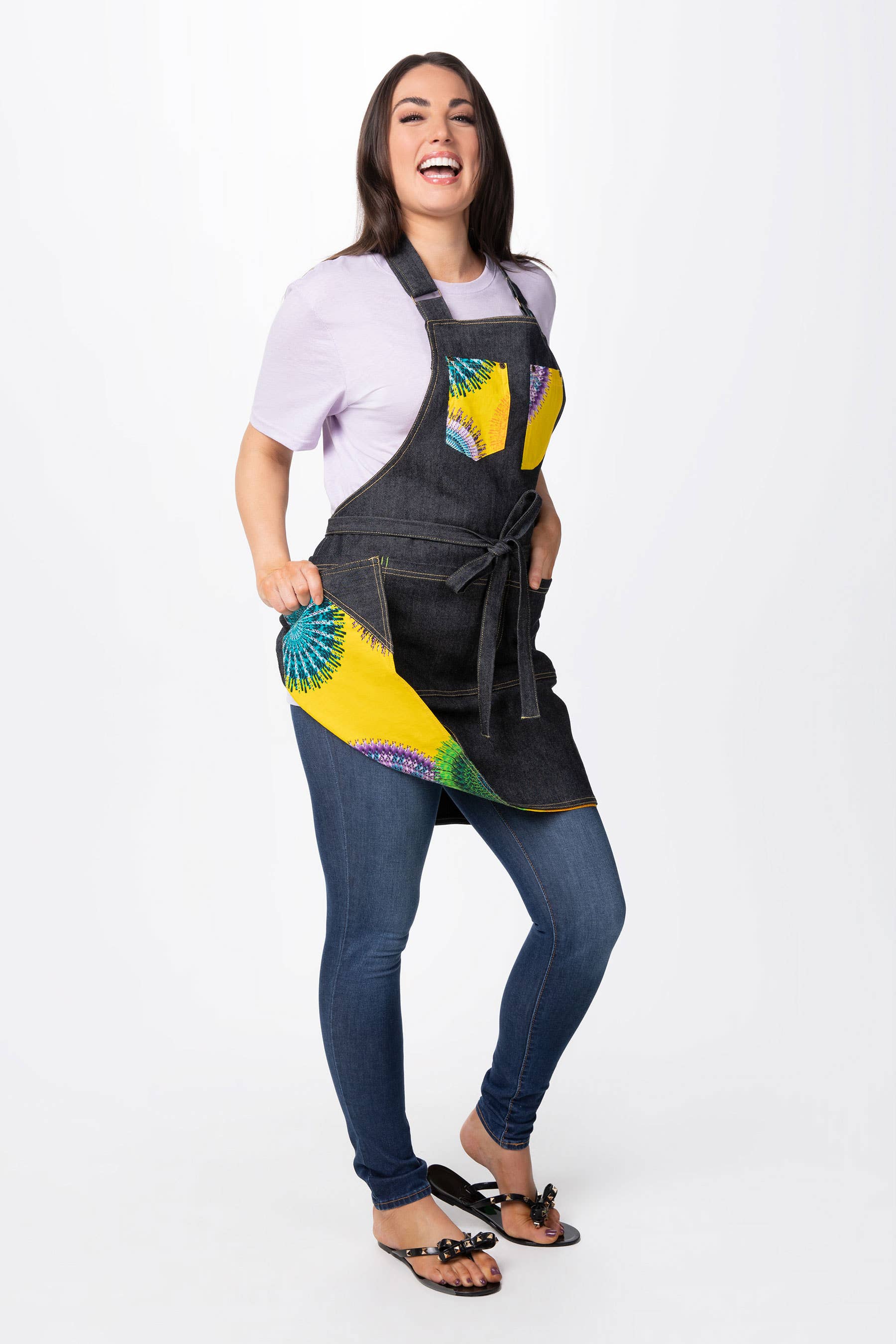 Chef Works - Wholesale Apron - Leef in Kleur Bib Apron4