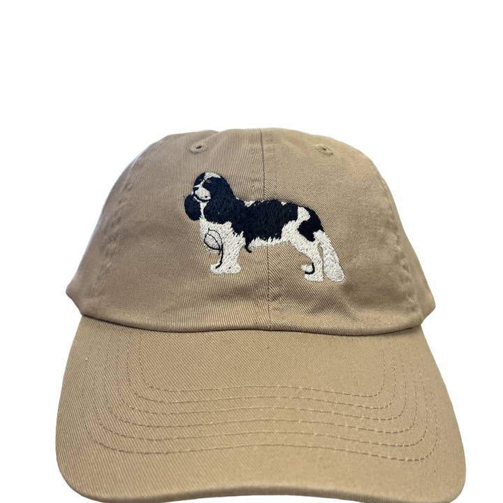 Casquette de baseball Cavalier King Charles, tricolore, race de chien pour la vente par Tug Tees