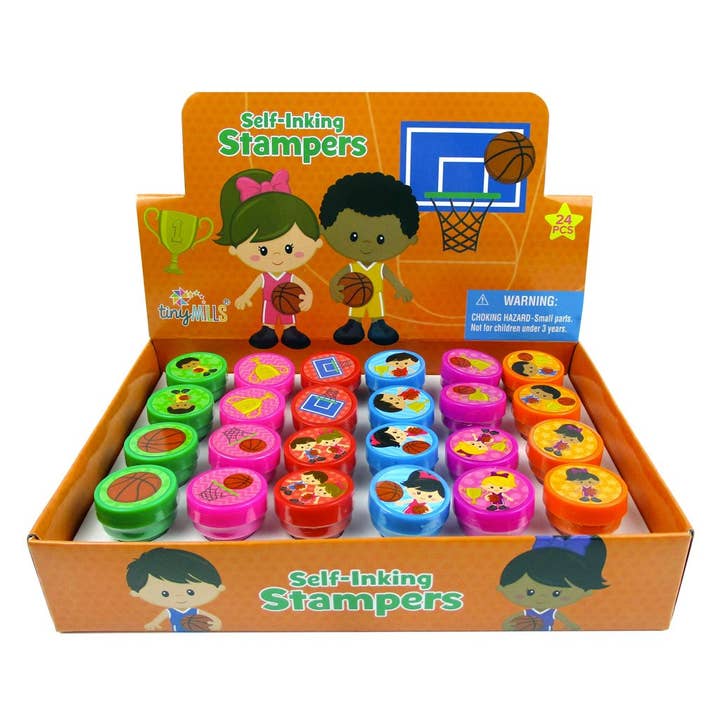 Basketball Stampers for Kids for wholesale by Tiny Mills