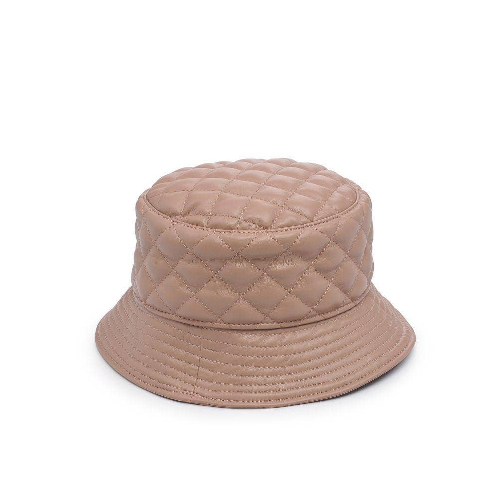 Urban Expressions - Wholesale Bucket Hat - Women's - Quilted Vegan Leather Bucket Hat3