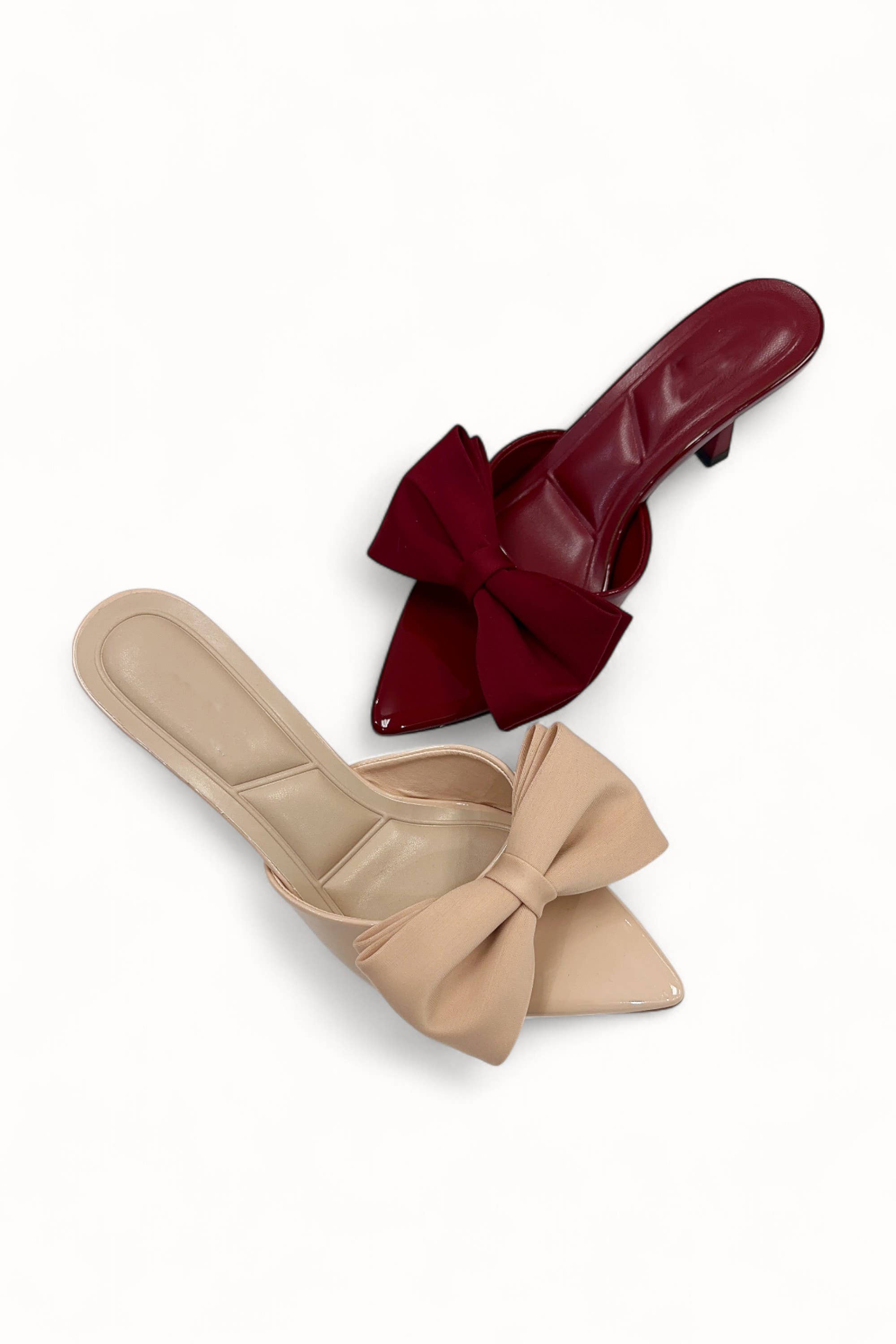 CCOCCI – wholesale Low heels – Women′s – SUSAN-60 SLEELK POINTY TOE WITH OVERSIZED BOW HEEL4