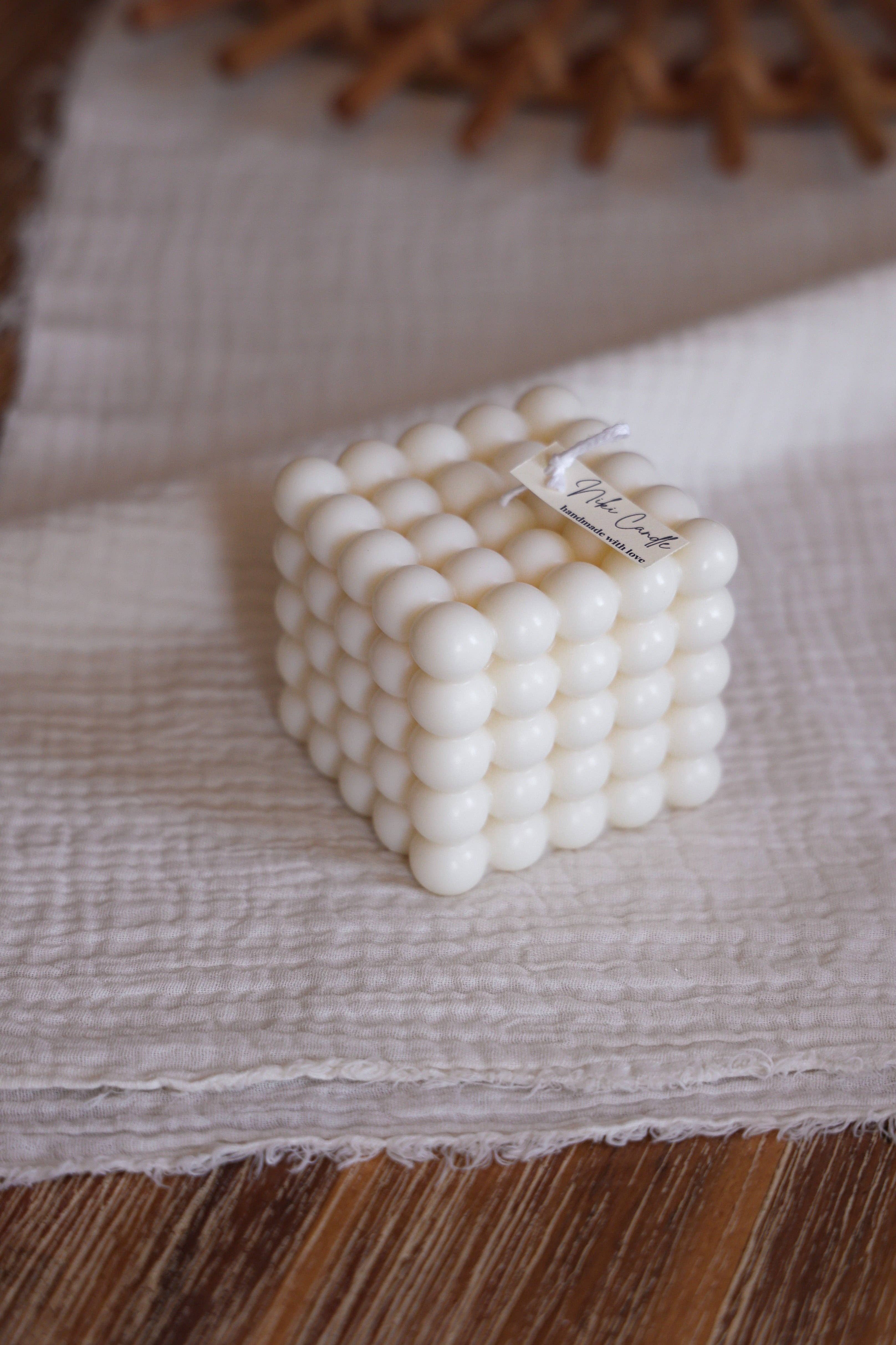 Niki Candle - Wholesale Novelty Candle - Bubble Cube XL candle - handmade0