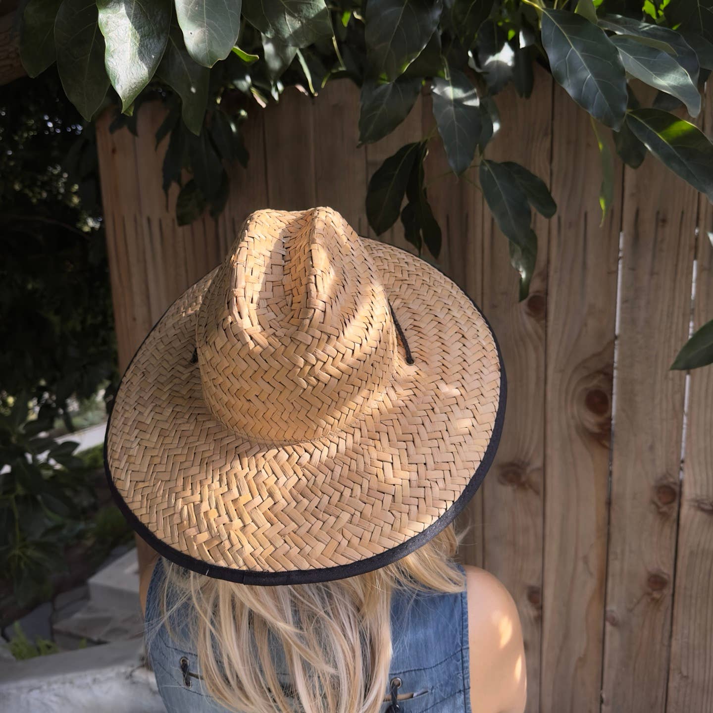 NATURAL Wide Brim Handmade Panama Lifeguard Straw Hat Extra sun prot for wholesale on Faire1