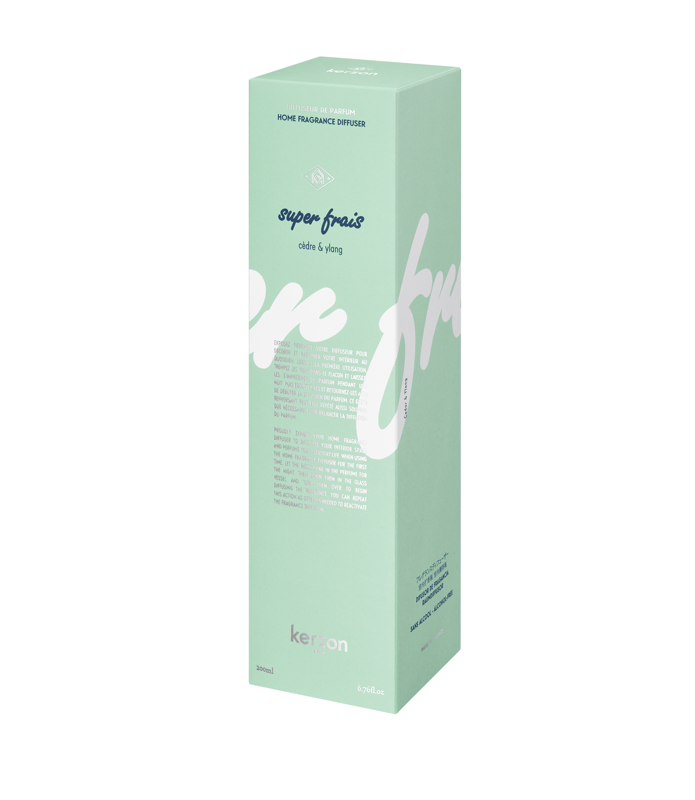 Kerzon - Wholesale Reed Diffuser - HOME FRAGRANCE DIFFUSER Super Frais - 200ml2