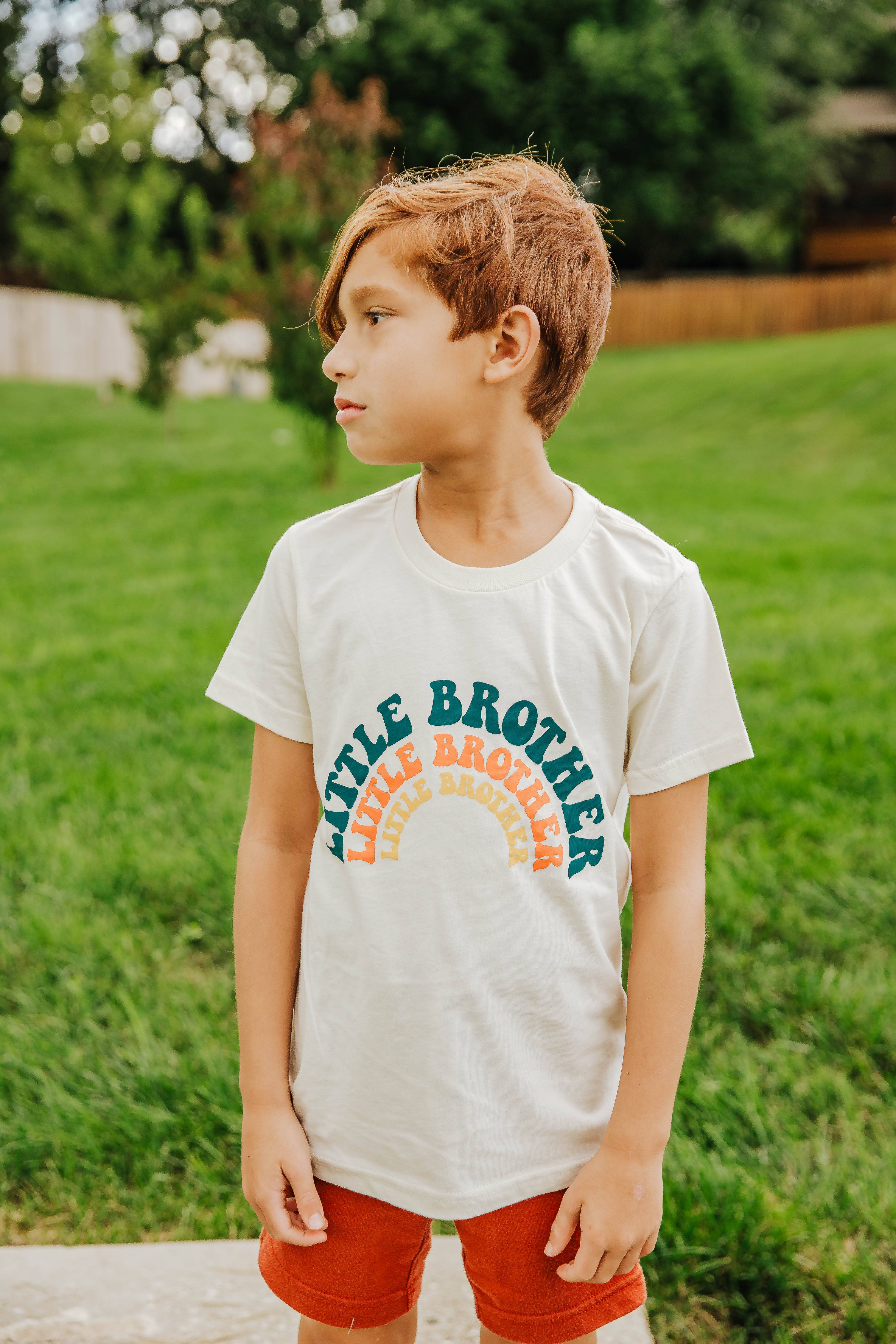 Natural Little Brother Tees & Onesies for wholesale on Faire6