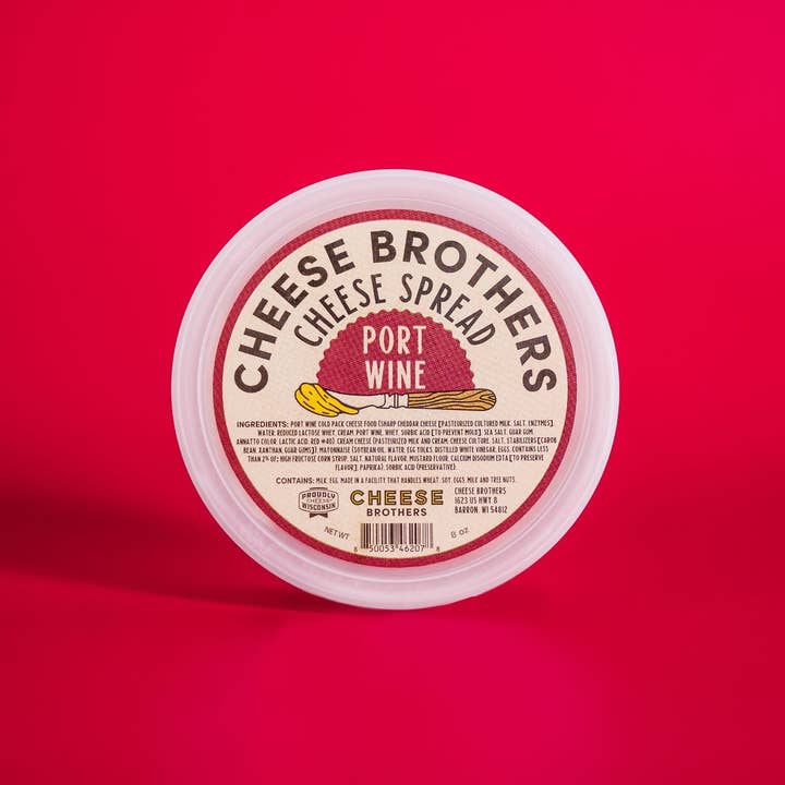 Cheese Brothers - Wholesale Cheese - Port Wine Cheese Spread1