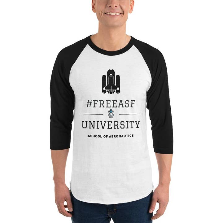 School of Aeronautics Dorm Tee for wholesale by #freeasf University