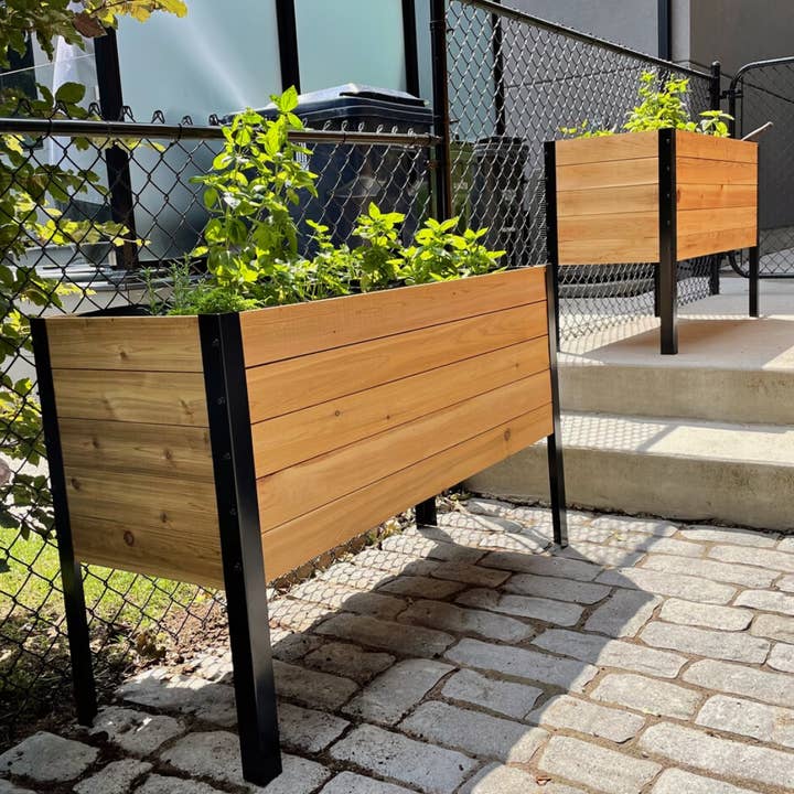 Cedar Planters - Wholesale Planter Box - 18" x 48" Raised Garden Bed6