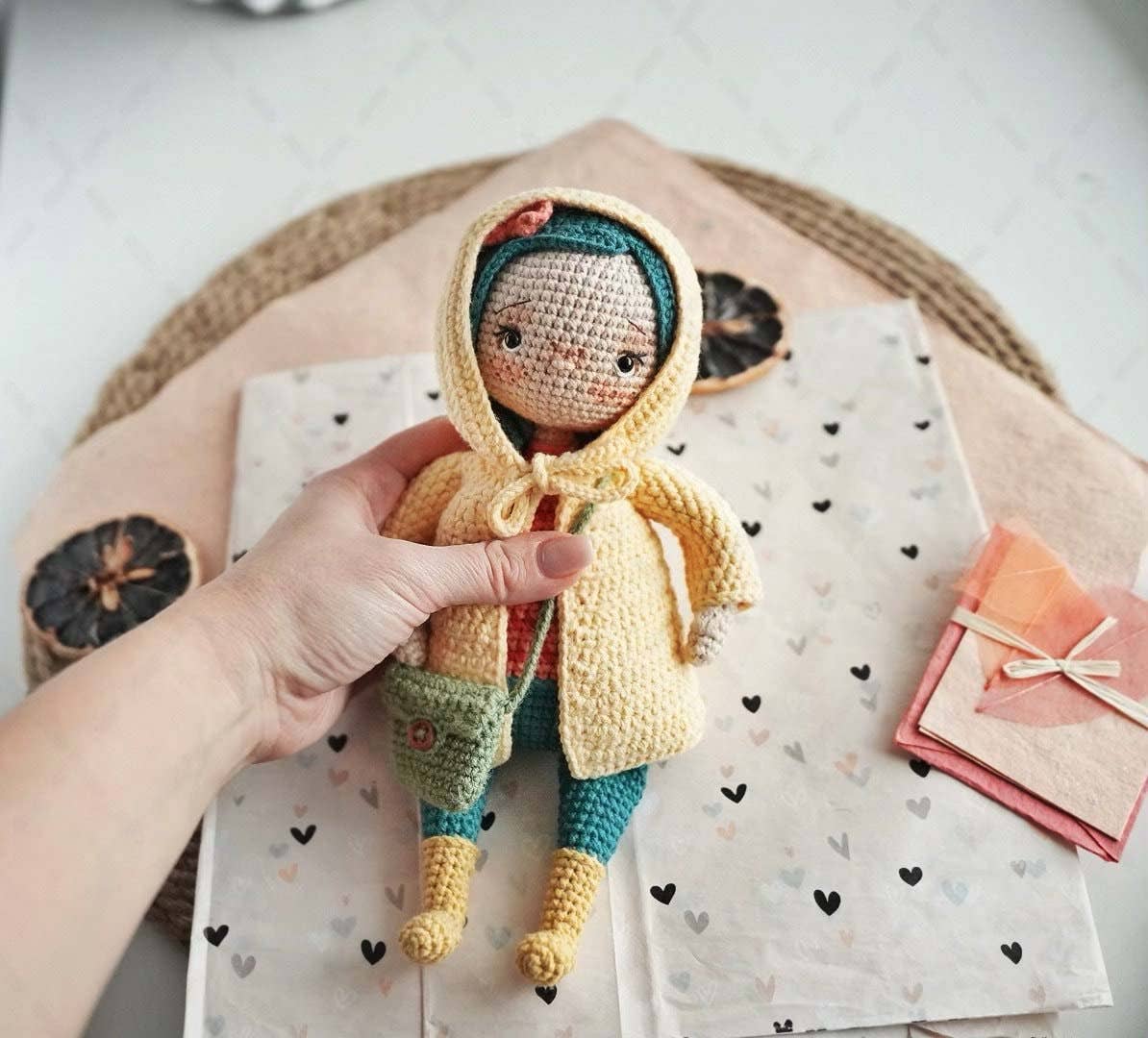 TOMOPOD LLC - Wholesale Stuffed/Plush Toy - Kids & Baby - Crochet Coraline Doll. Amigurumi Coraline Plush Toy Gift6