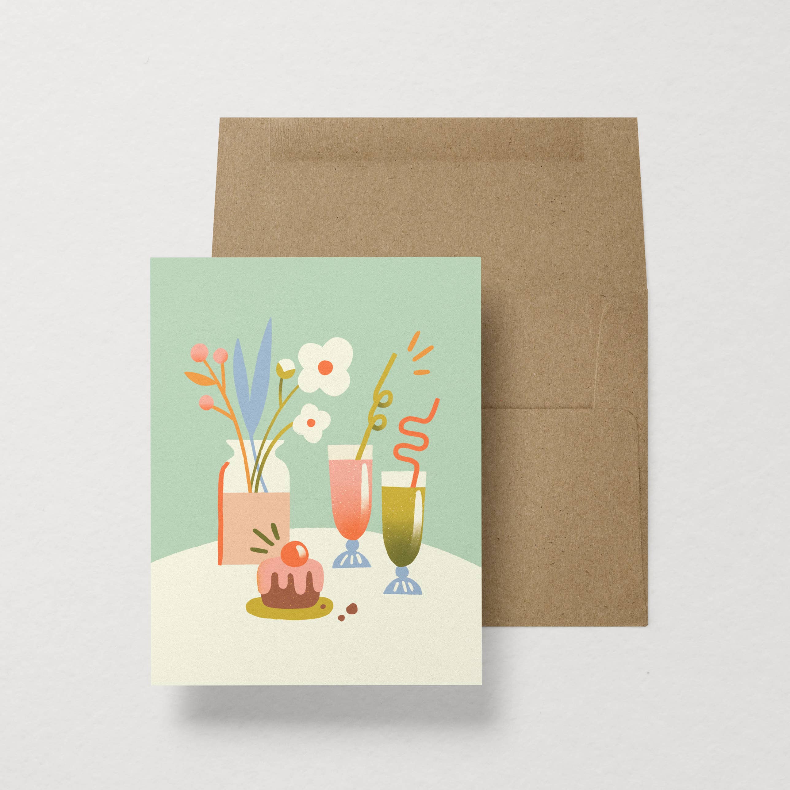 Mimosa Design - Wholesale Birthday Card - Sylvie Greeting Card - Birthday Card for Mom3