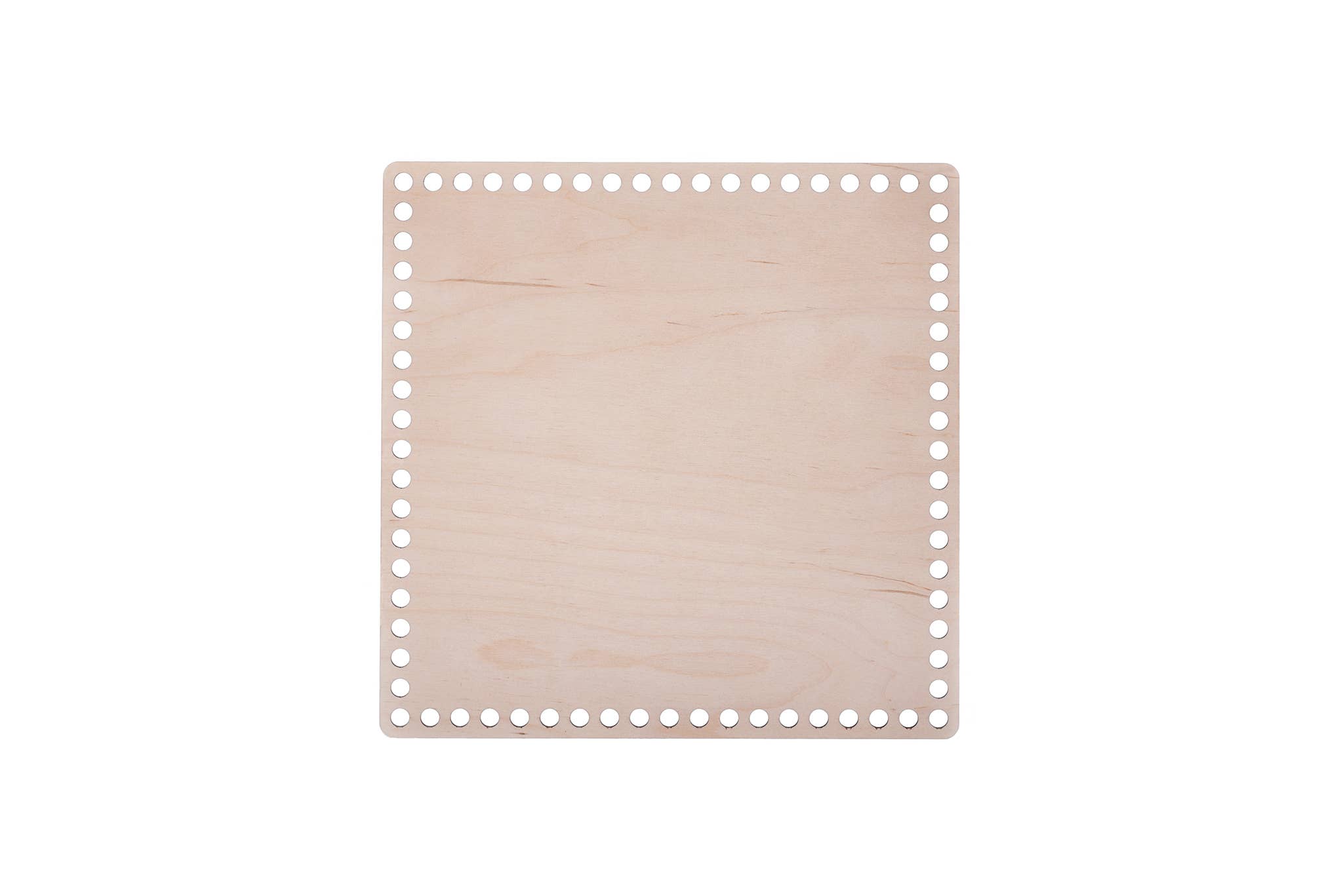 YourHobbyTools - Wholesale Knitting/Crochet Supplies - SQUARE wooden crochet basket bases with 8mm holes.6