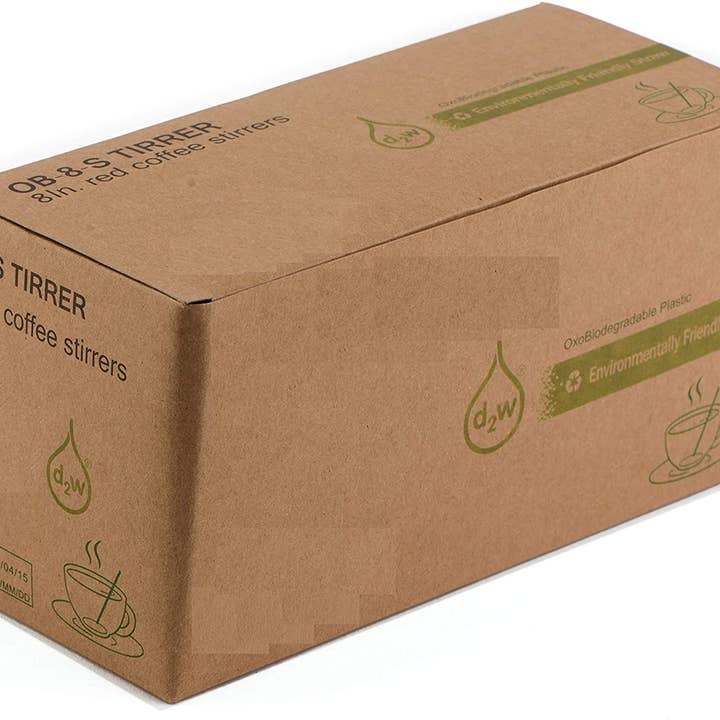 EcoQuality - Wholesale Drink Stirrer - Compostable Plastic Stirrer, Bio-Degradable, Eco Friendly,7