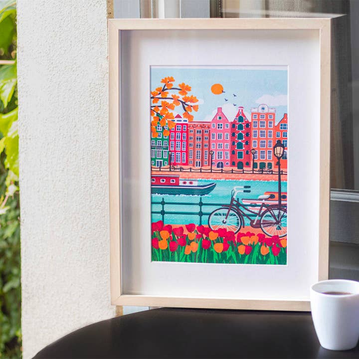 La Petite Épicerie - Vente Affiche d'art - Kit peinture au numéro - Amsterdam