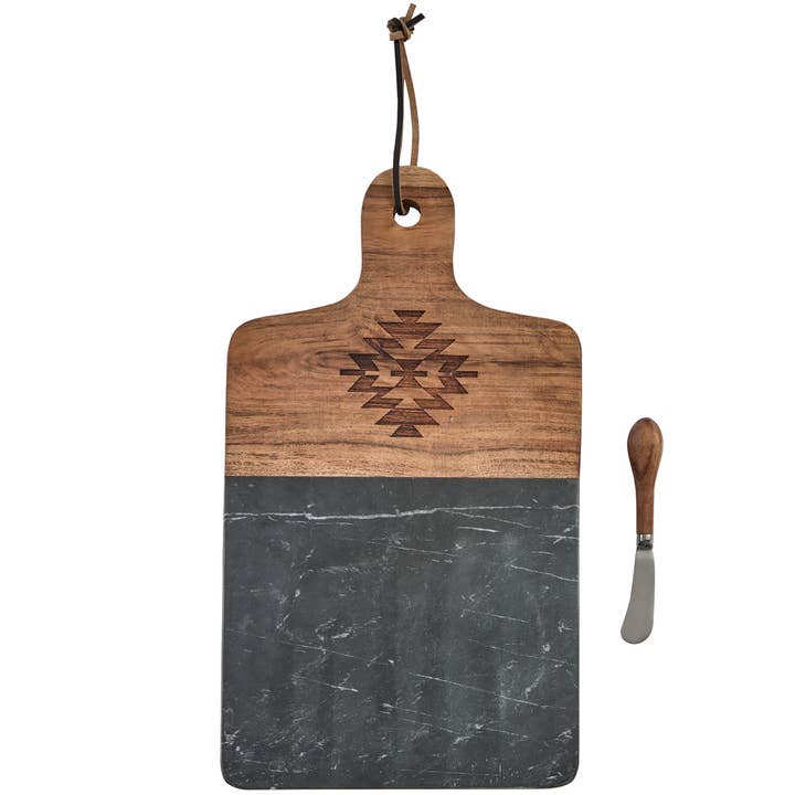 Red Dawn Cutting Board With Spreader for wholesale by Park Designs