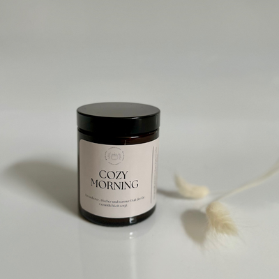 Candlelight with Lina - Wholesale Jar/Filled Candle - COZY MORNING scented candle0