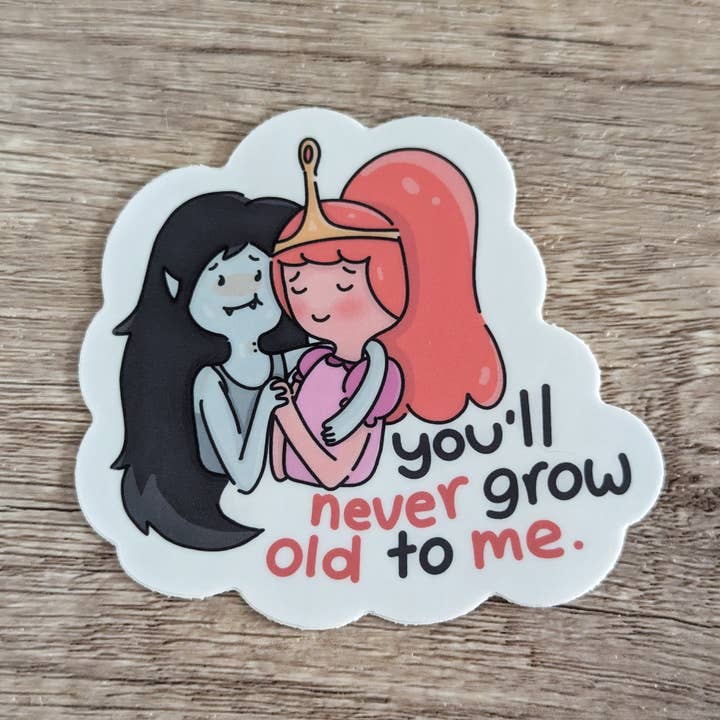 Sadsquatch - Wholesale Sticker - Bubbline - Cute Marceline Bubblegum Adventure Time Sticker
