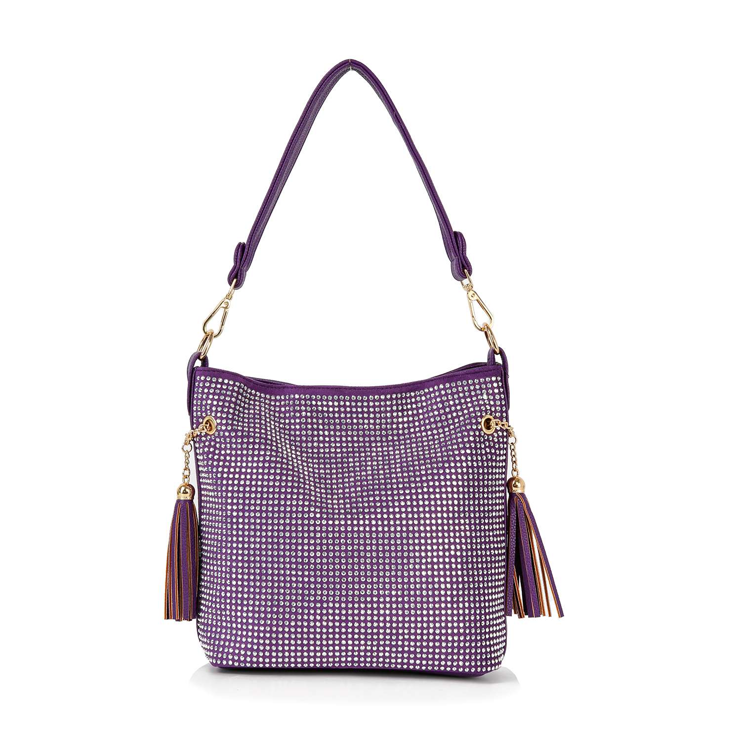 Handbag Express - Wholesale Shoulder Bag - Women's - Sparkling Rhinestone Hobo Handbag12