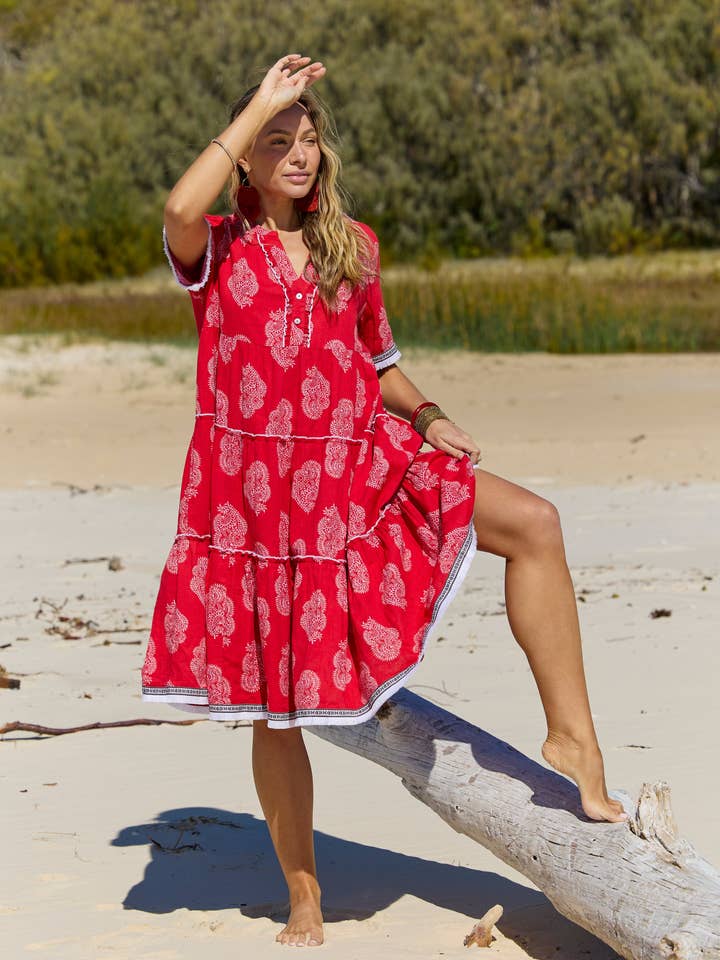 Heather Dress Paisley for wholesale by Naudic