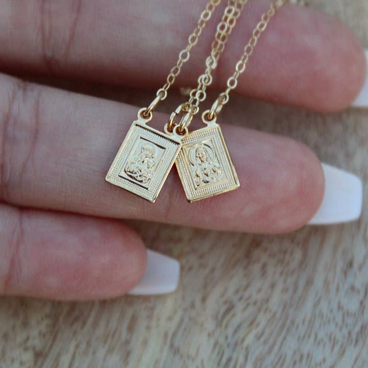 Naomi's Happy Place Shop - Wholesale Pendant/Charm Necklace - Scapular Necklace6