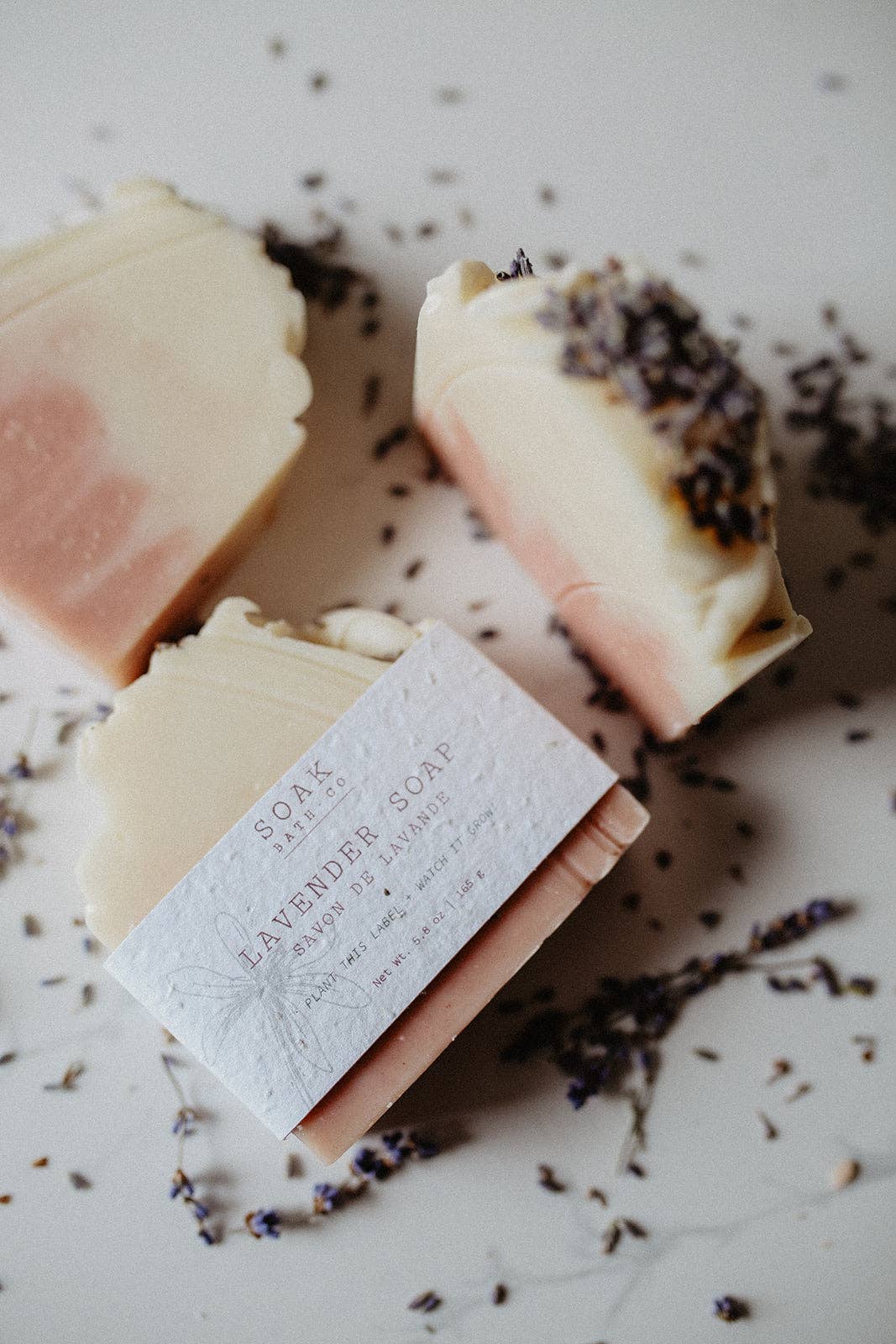 SOAK Bath Co - Wholesale Bar Soap - Lavender Soap Bar - Made in Canada5