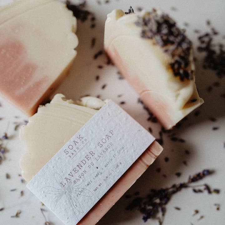 SOAK Bath Co - Wholesale Bar Soap - Lavender Soap Bar - Made in Canada5