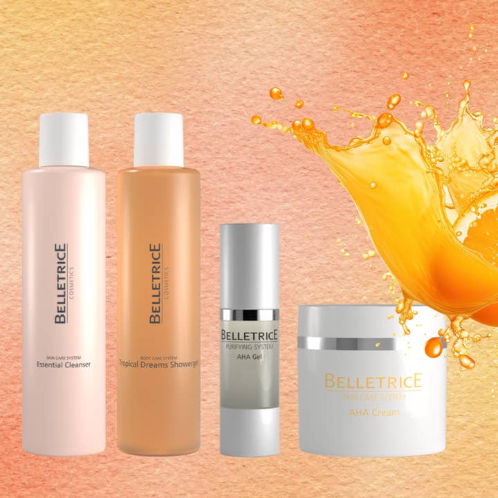 AHA Power Treatment Care Set 20% until October 10 for wholesale by Belletrice Cosmetics
