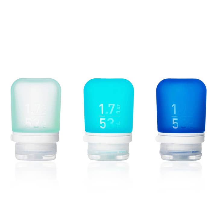 humangear - Venta al por mayor Recipiente de viaje - Botellas de viaje de silicona recargables GoToob+, paquete de 37