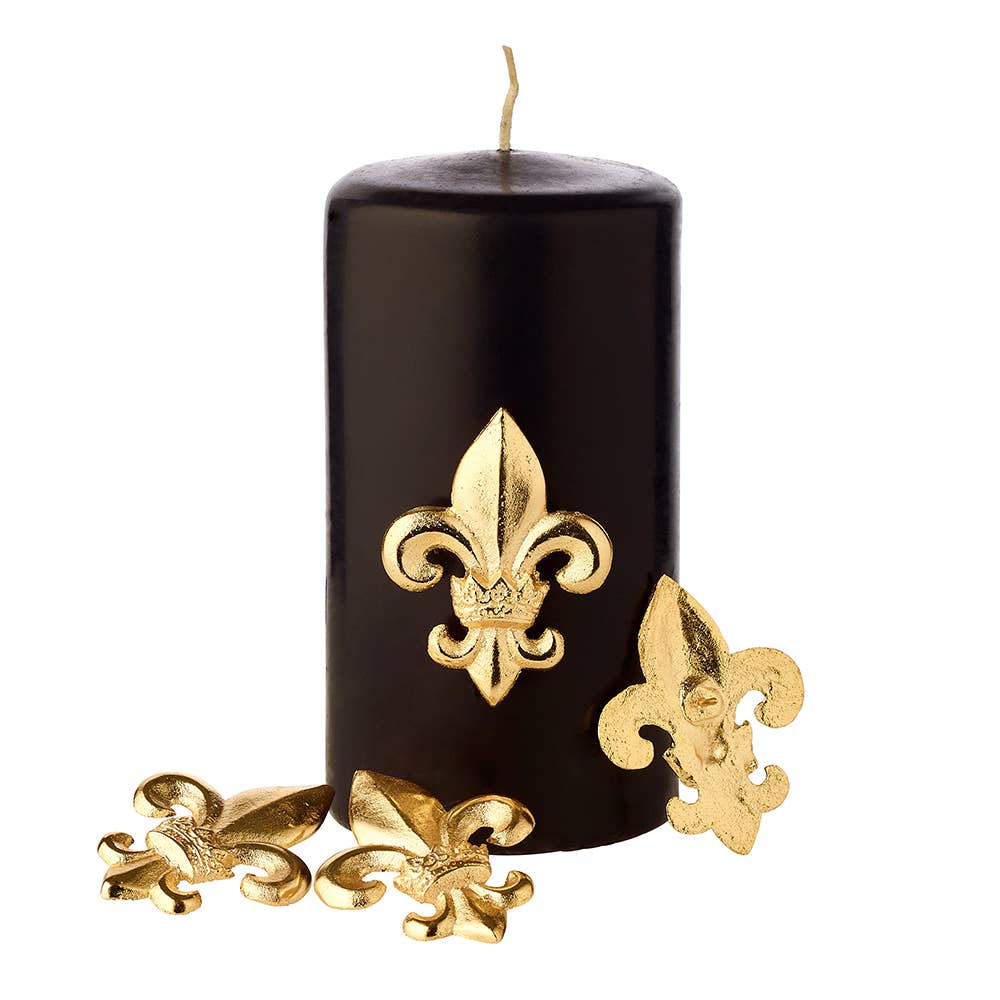 EDZARD - Wholesale Candle Holder - Set of 4 Candle Pins Candle Holders Lily, Aluminum1