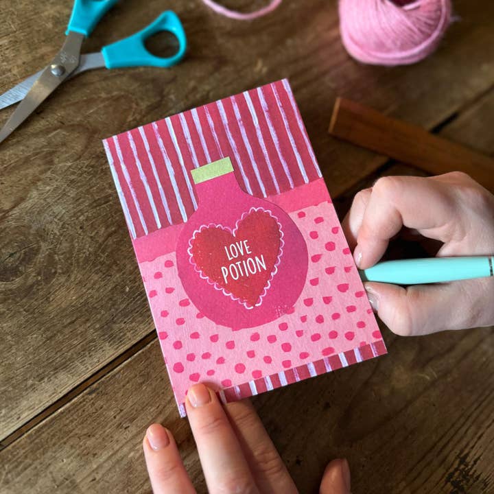 CC36 - Love Potion Greetings Card for wholesale by IzziRainey