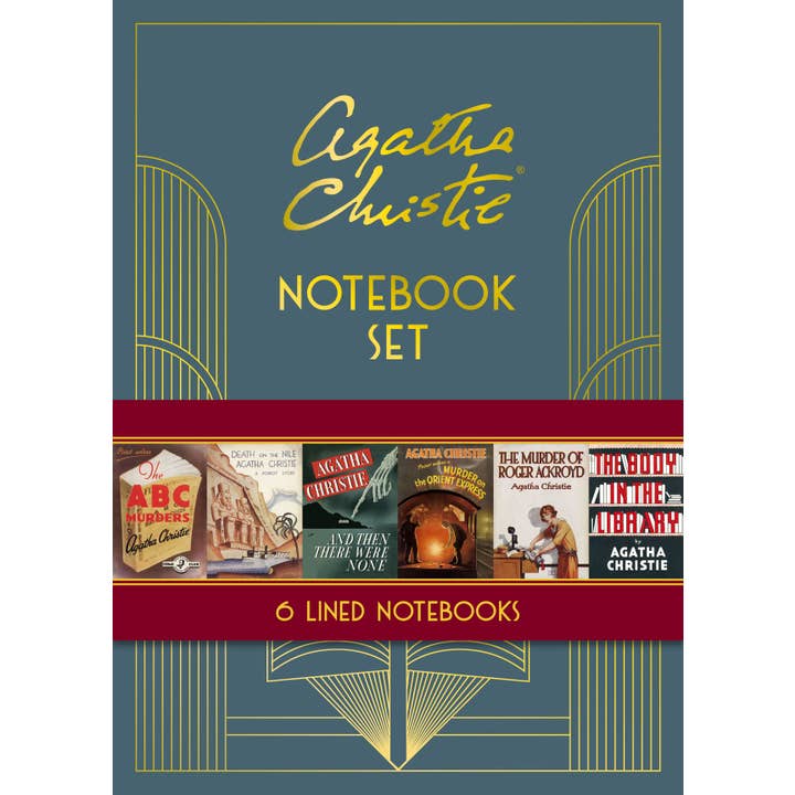Chronicle Books - Wholesale Notebook - Agatha Christie Notebook Set