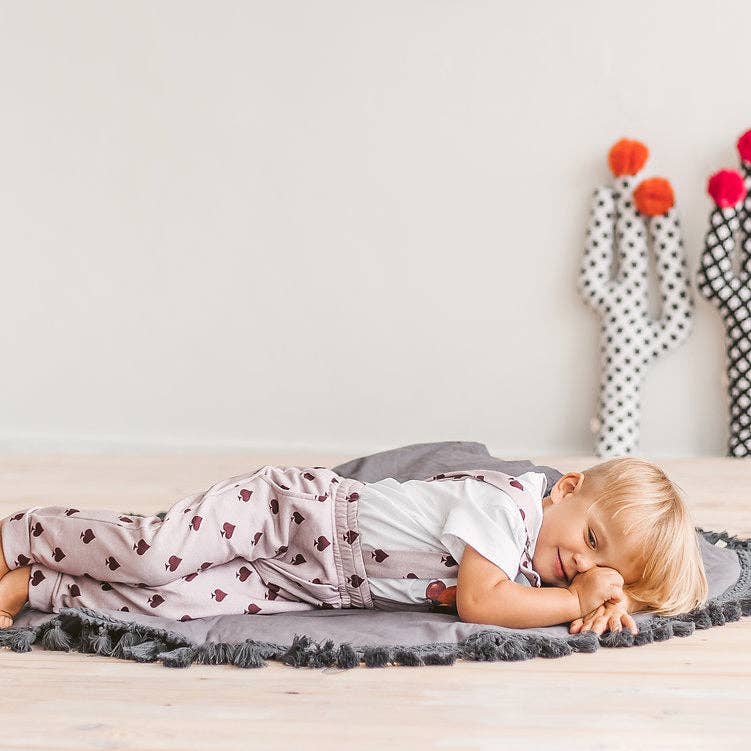 MINICAMP - Wholesale Tent - Kids - MINICAMP Grey Teepee for Kids with Tassel Decor8