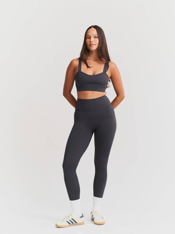 Softsculpt Leggings - Asphalt Grey for wholesale by Sisterly Tribe