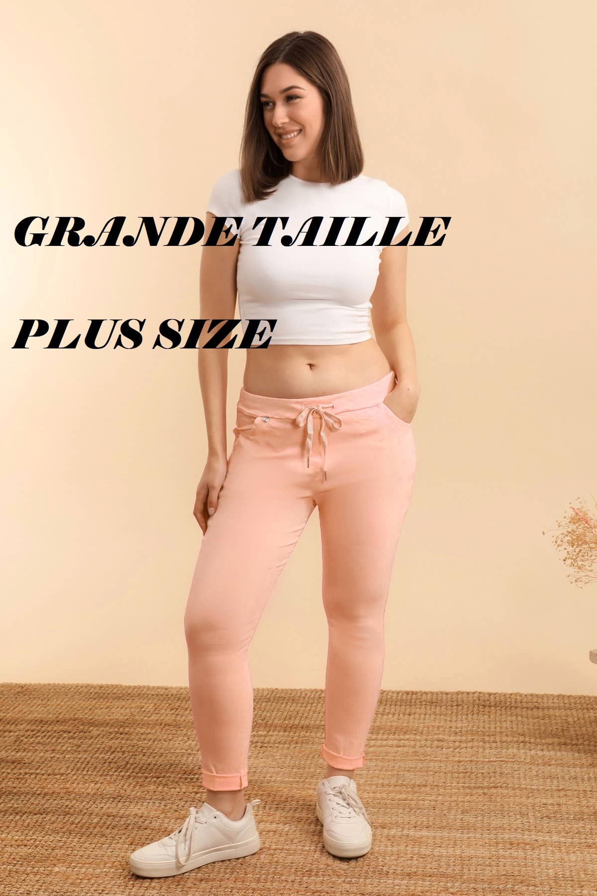 ZAFA PARIS - Wholesale Pants – Women's - 74FB0P002-PLUS size-pantajogg with pouch50