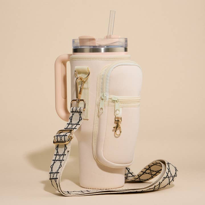 Lilla Haven - Wholesale Crossbody Bag - Women's - Neoprene Tumbler Crossbody Bag with Strap3